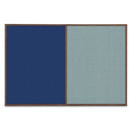 United Visual Products Slim Style Indoor Enclosed Radius Corkbo UVRDS42SB-SATIN-CINNABA